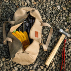 Sac cylindrique pour piquets de camping, organisateur d'outils