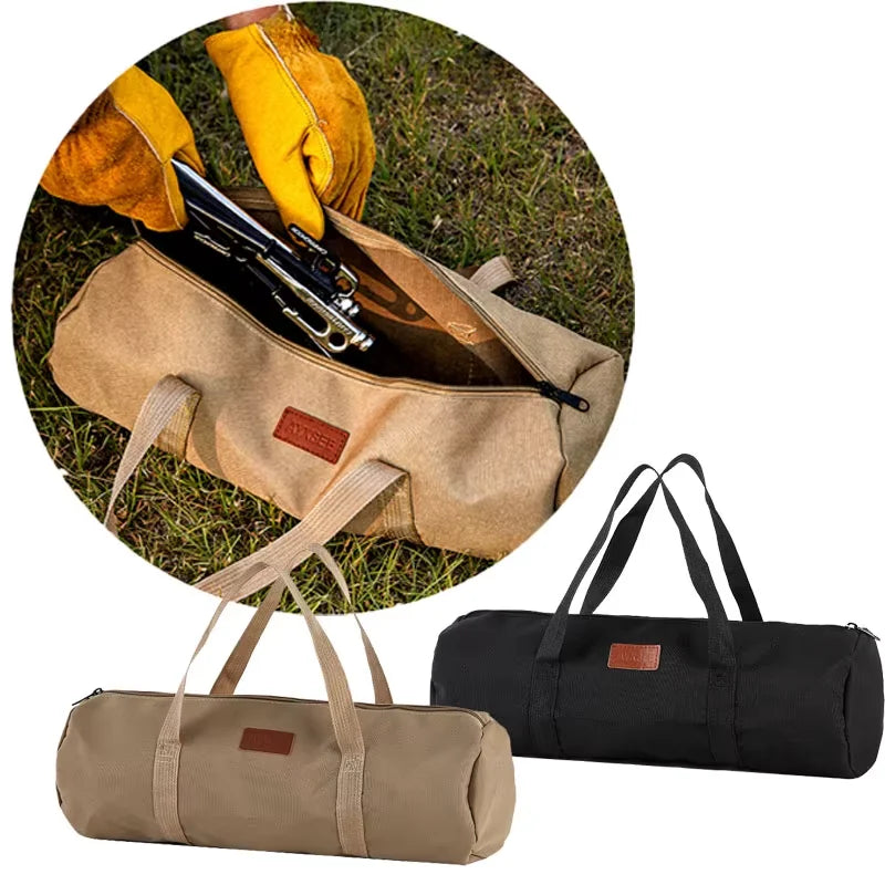 Bolsa Cilíndrica Para Estacas de Camping Organizador Herramientas