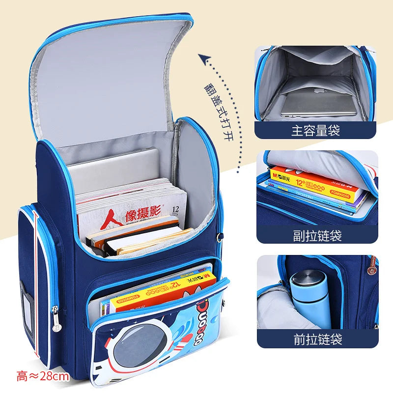 Mochila Escolar Impermeable para Niños y Niñas
