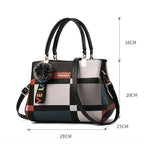Sac à main élégant pour femme en cuir PU avec bandoulière