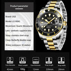 Montre Homme LIGE Mode Quartz Sport Plongée