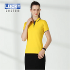 Polo Femme Col Slim Fit Manches Courtes /Décontracté /Affaires