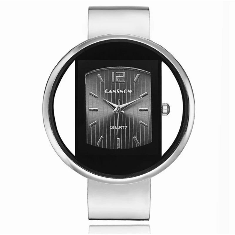Reloj Pulsera Dorado de Lujo para Mujer