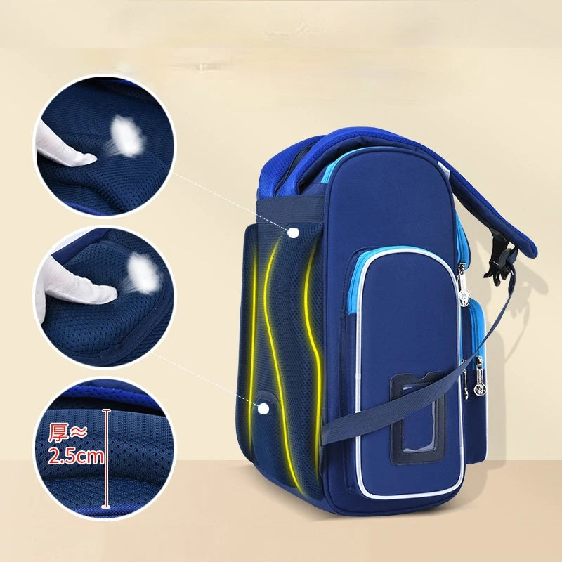 Mochila Escolar Impermeable para Niños y Niñas