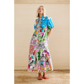 Vestido Casual Estampado Estilo Europeo Americano