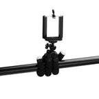 Mini trépied souple flexible pour téléphone portable et appareil photo avec clip