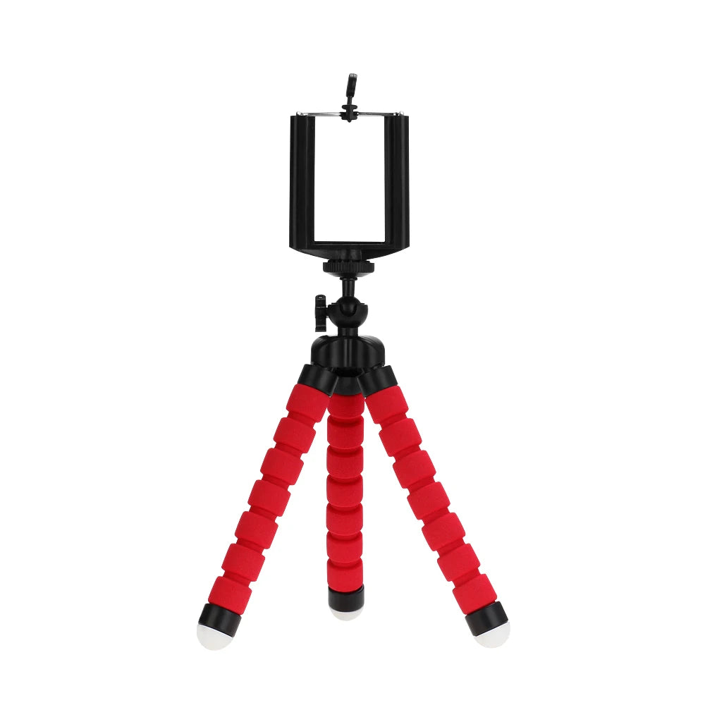 Mini Trípode Pulpo Flexible para Celular y Cámara con Clip