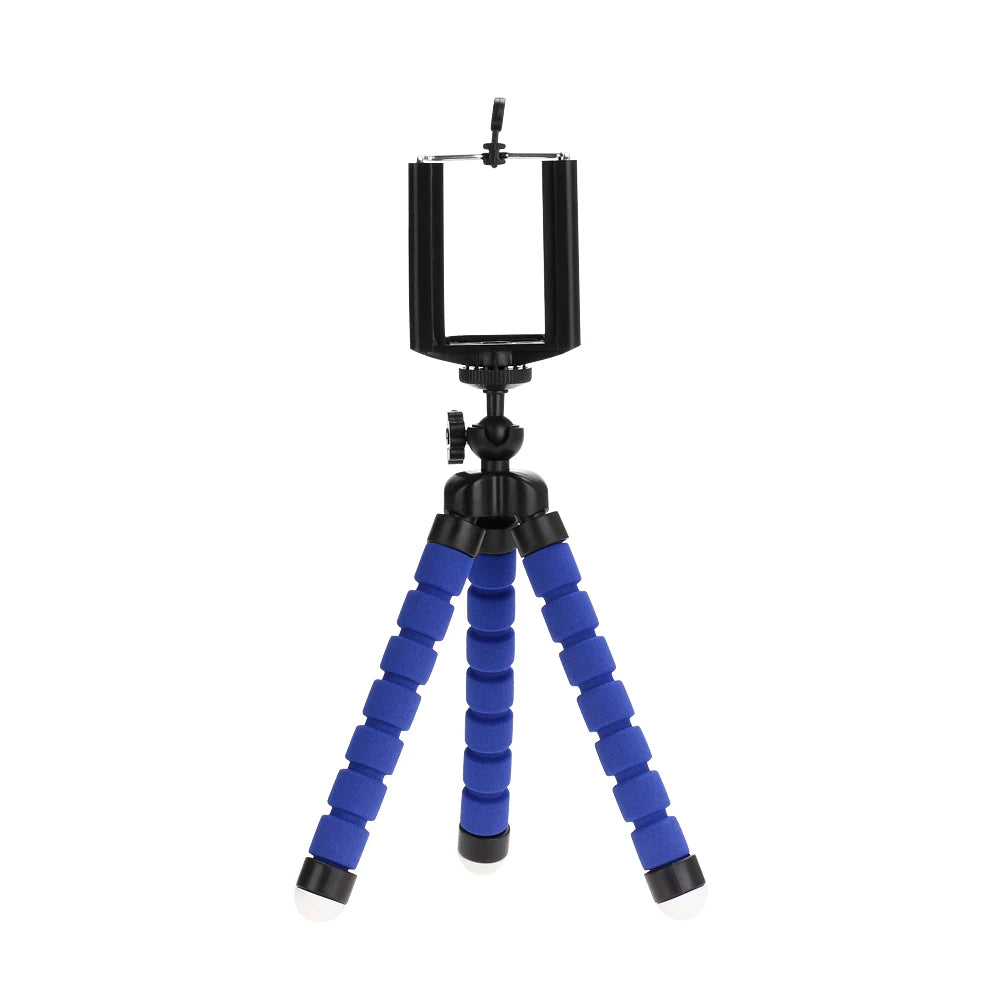 Mini Trípode Pulpo Flexible para Celular y Cámara con Clip