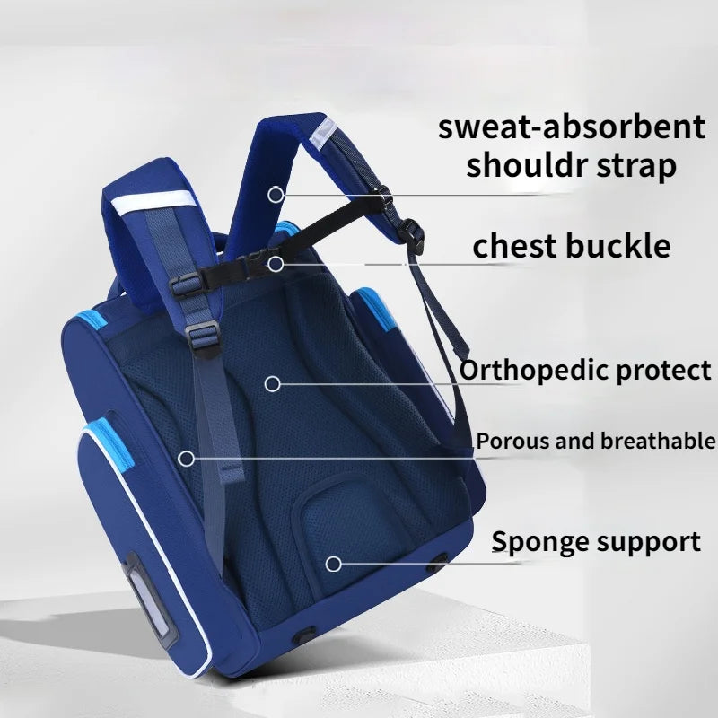 Mochila Escolar Impermeable para Niños y Niñas