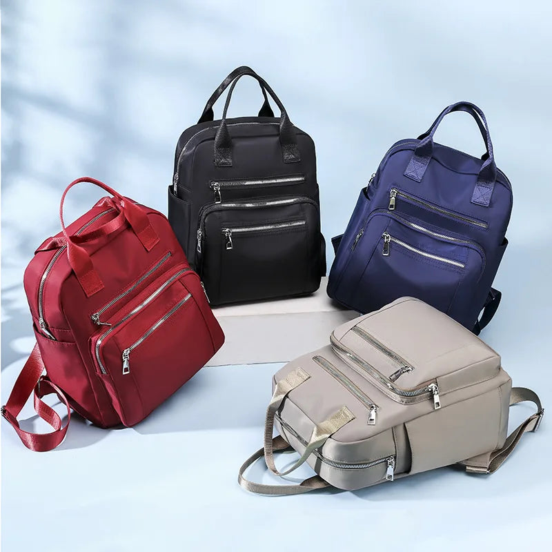 Mochila Mujer Oxford Impermeable Gran Capacidad Casual