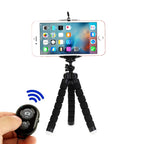 Mini trépied souple flexible pour téléphone portable et appareil photo avec clip