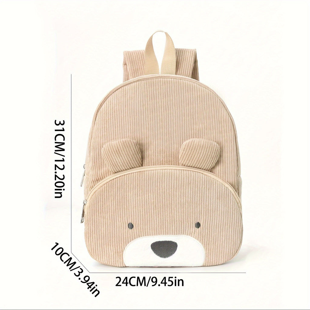 Mochila Pana Oso Cartoon Gran Capacidad Escolar Casual Moda