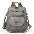 Sac à dos femme grande capacité style K PU décontracté