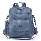 Sac à dos femme grande capacité style K PU décontracté