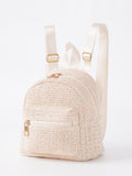 Mochila Mujer Estilo Étnico Doble Cremallera Casual