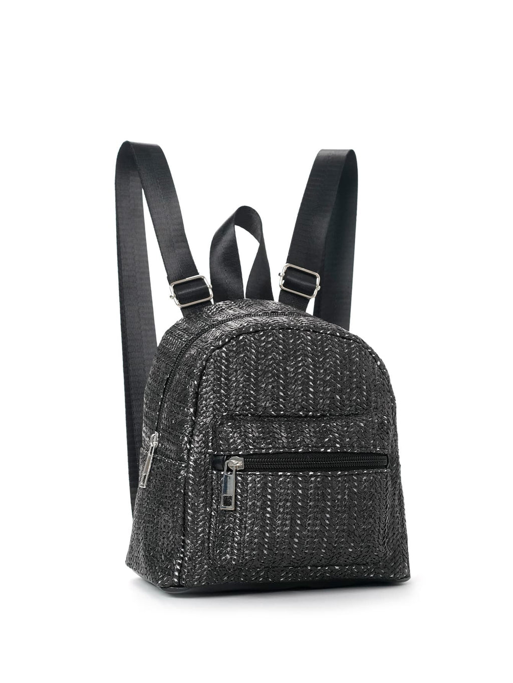 Mochila Mujer Estilo Étnico Doble Cremallera Casual