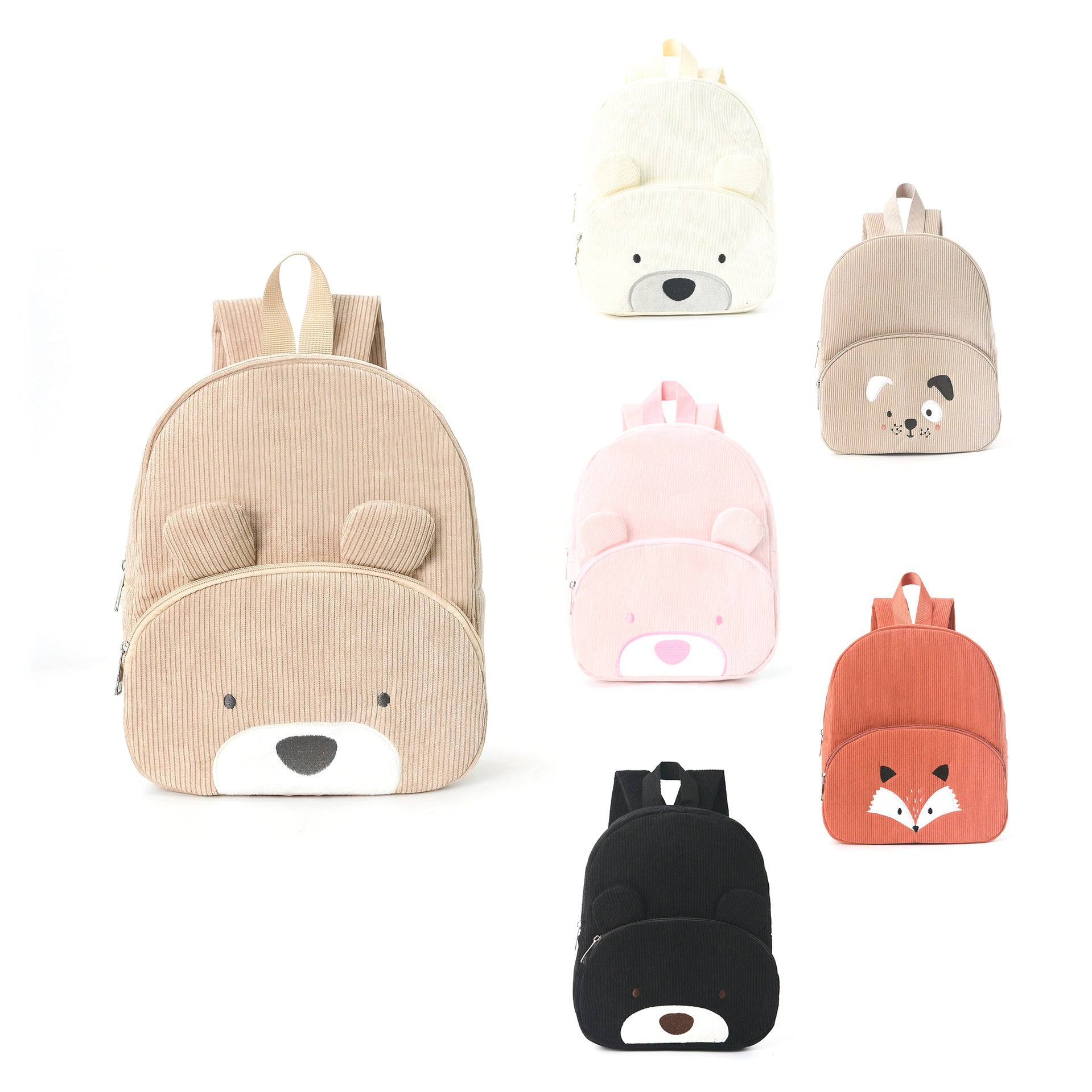Mochila Pana Oso Cartoon Gran Capacidad Escolar Casual Moda