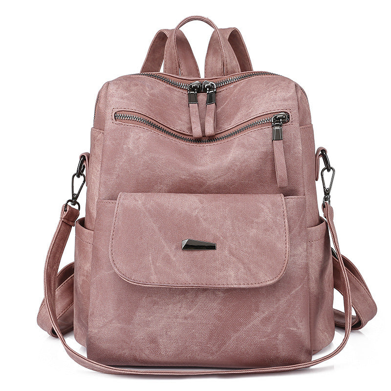 Mochila Mujer Gran Capacidad Estilo K PU Casual