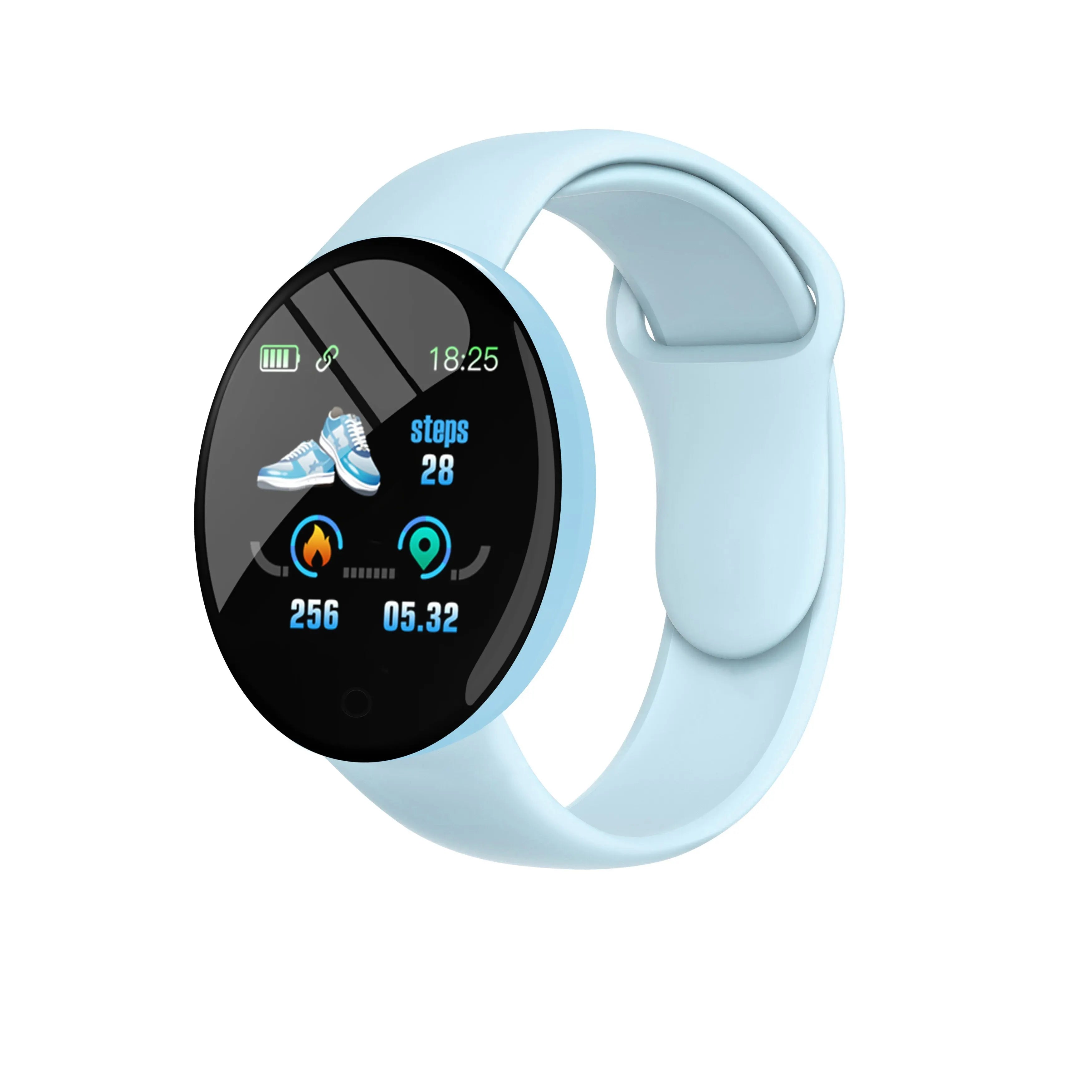 Smartwatch Hombre Mujer D18 Bluetooth Fitness Monitor de Sueño