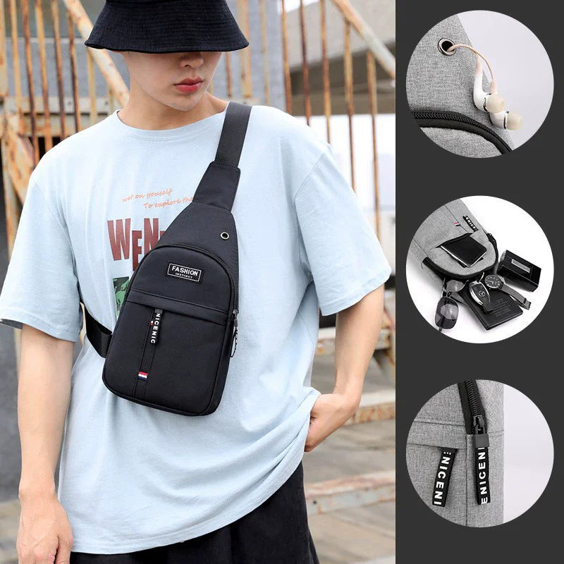 Bolso Pequeño Impermeable Hombre Gran Capacidad