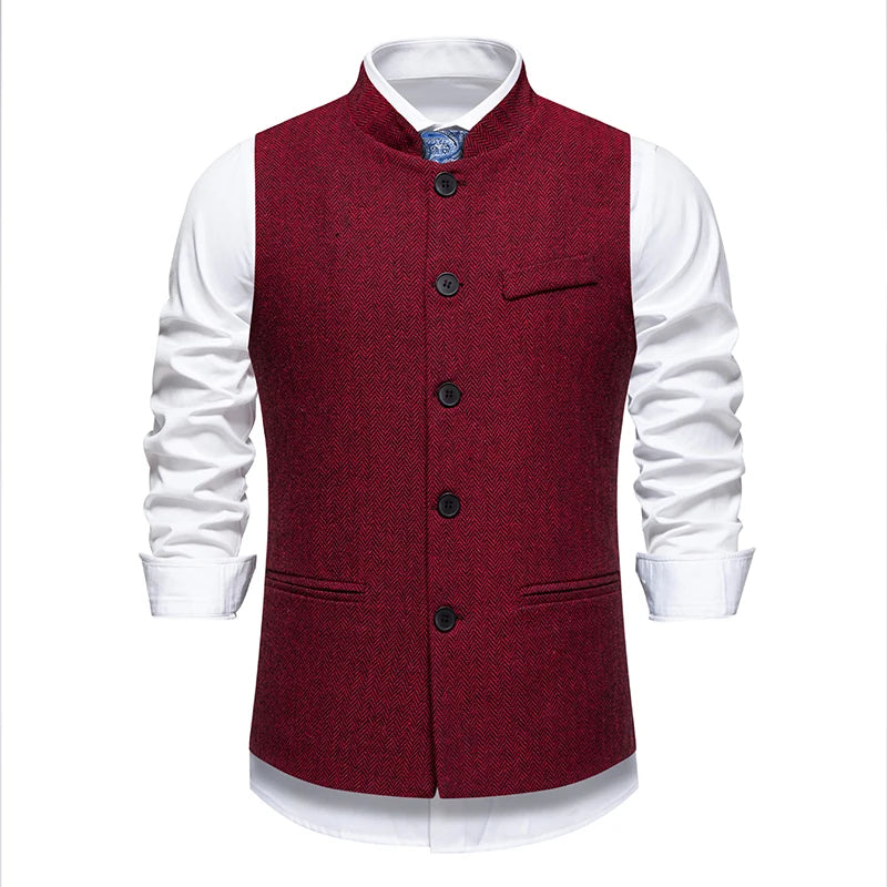 Chaleco Vintage para Hombre Eventos Formales