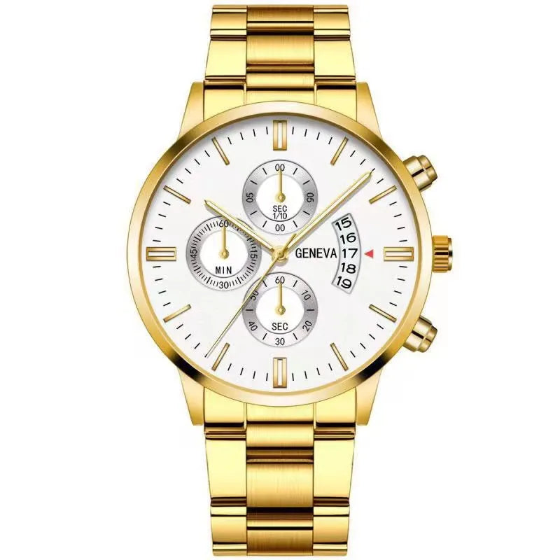Men's Fashion Luxury Stainless Steel Quartz Watch