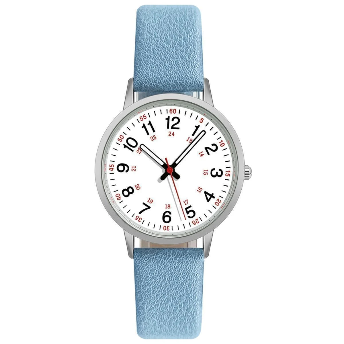 Reloj Luminoso Casual con Correa de Cuero para Mujer