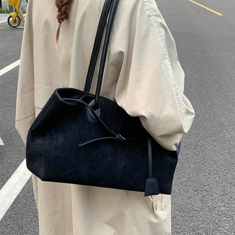 Bolso de Hombro de Cuero PU Para Mujer 2026 Retro