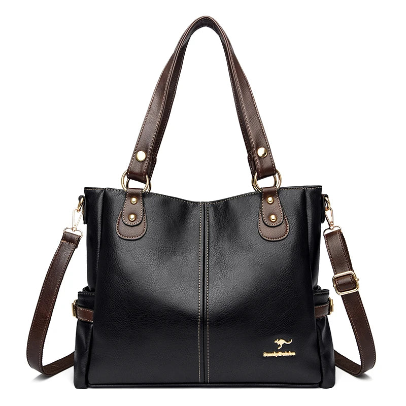 Bolso Lujo Cuero Suave Mujer