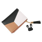 Portefeuille femme en cuir PU avec porte-cartes et porte-monnaie