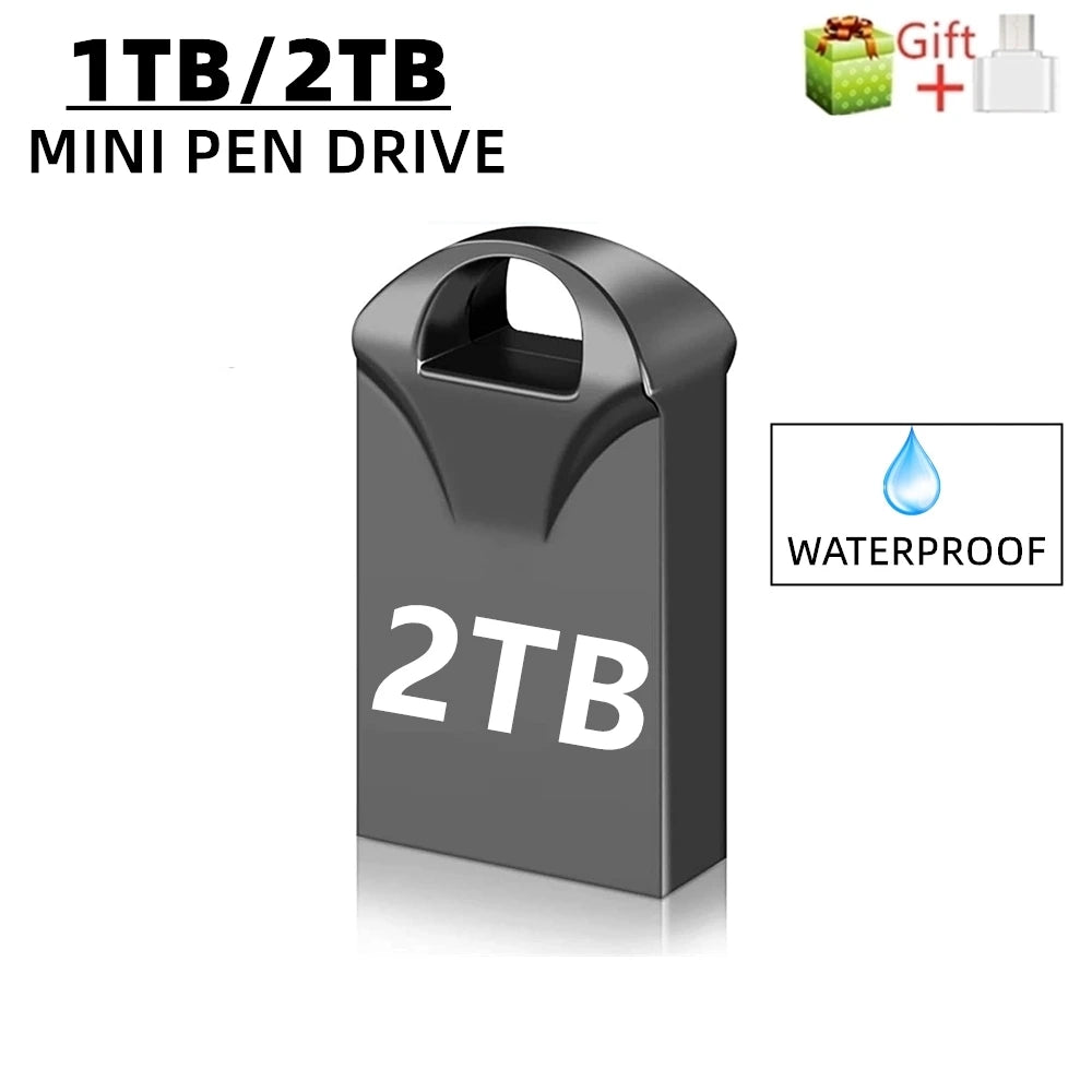 Memoria USB Tipo-C Mini Metal Impermeable 256GB 512GB