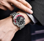 Montre LIGE LG10051 Acier Inoxydable Lumineuse et Résistante à l'Eau
