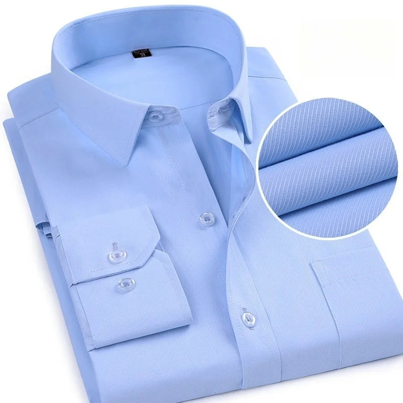 Camisa Formal de Hombre Manga Larga Oficina