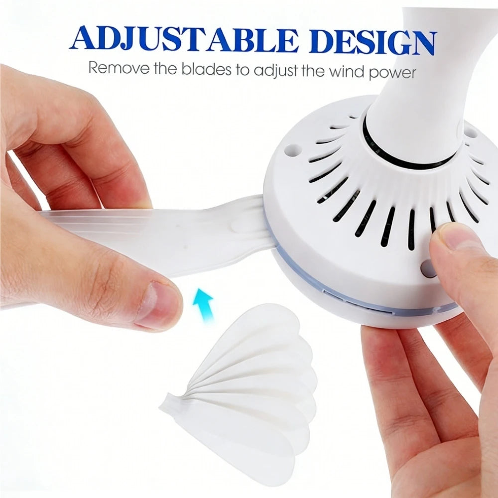 Ventilador Techo USB DC 5V 6 Aspas Desmontables Camping