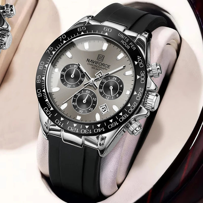 Reloj NAVIFORCE 8054 Casual y Deportivo Para Hombre con Cronógrafo