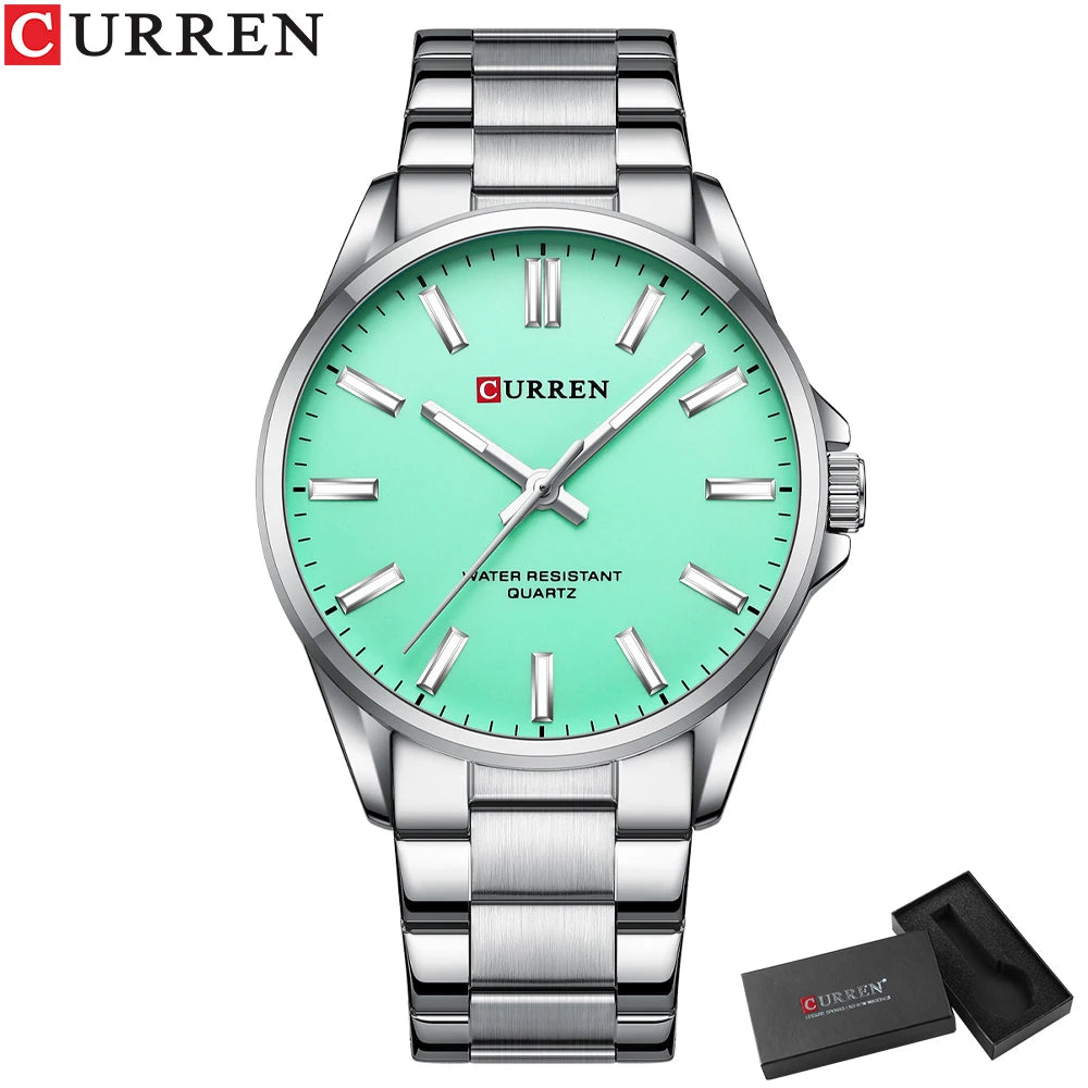 Reloj Hombre Moda Acero Inoxidable Cuarzo Negocios