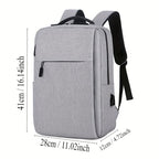 Sac à dos pour ordinateur portable résistant à l'eau Grande capacité 16"
