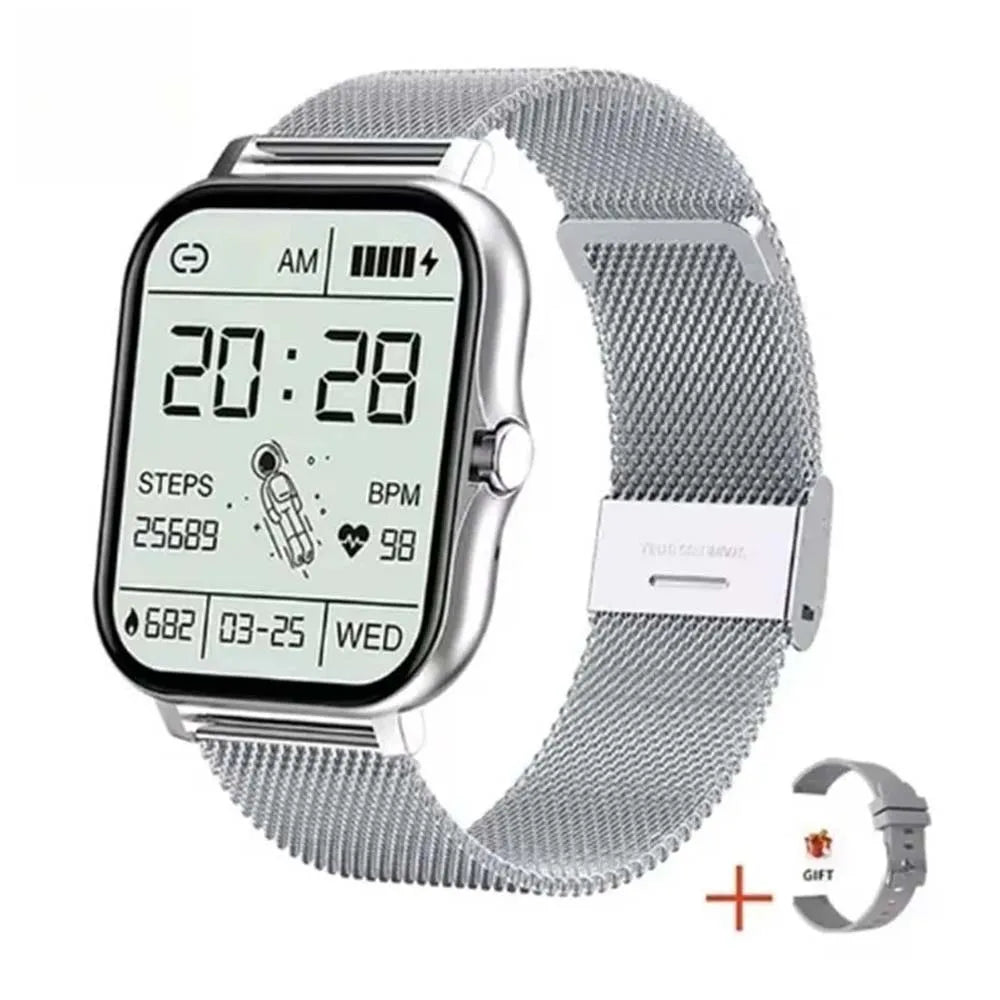 Smartwatch Hombre Mujer Pantalla 1.83'' Llamadas Inalámbricas Fitness