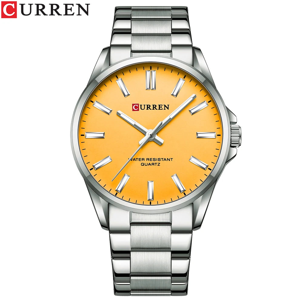 Reloj Hombre Moda Acero Inoxidable Cuarzo Negocios