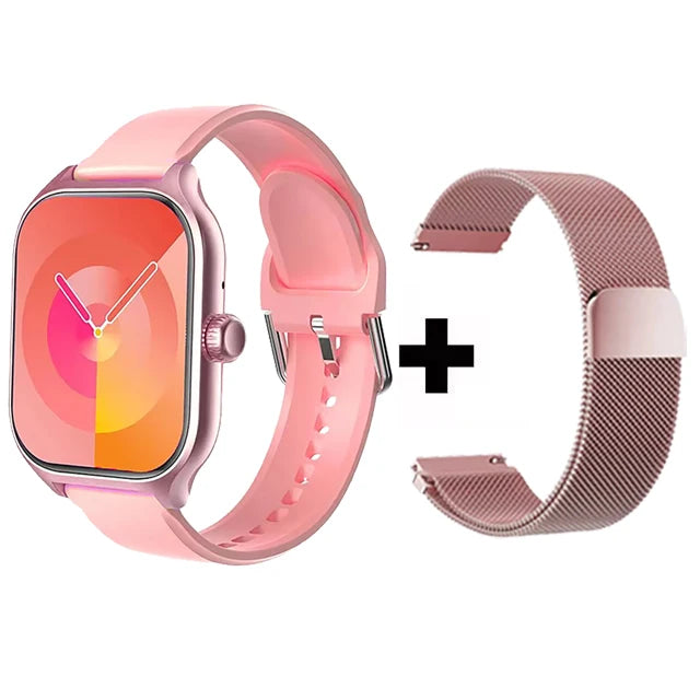 Smartwatch Hombre Mujer AMOLED 2.01'' Llamadas Bluetooth Multideporte