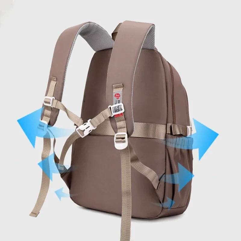 Mochila Escolar Gran Capacidad Ligera Universidad y Viajes