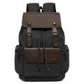 Mochila Canvas Hombre Laptop Retro Cordón Tapa Abatible