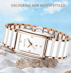 Montre LIGE LG89188 2026 Bracelet en céramique Résistante à l'eau