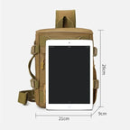 Sac Tactique de Poitrine pour Homme Randonnée et Activités de Plein Air