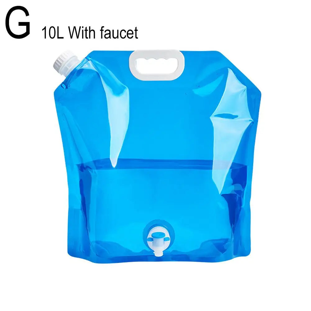 Bolsa de Agua Plegable Camping 5/10L Portátil
