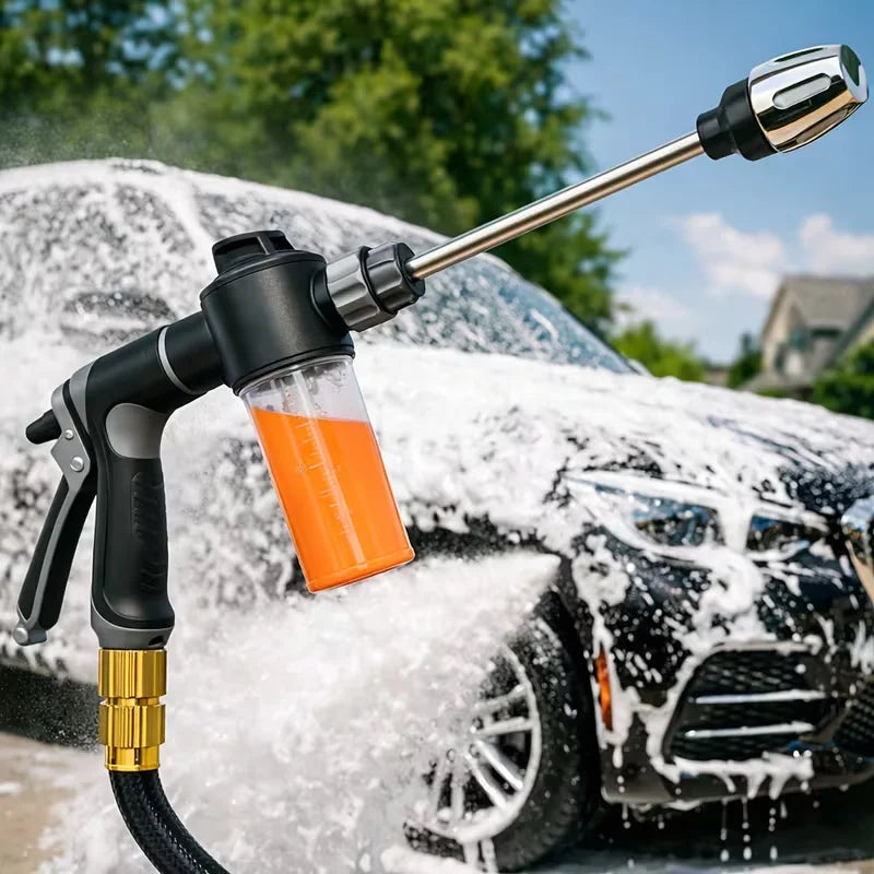 Pistola de Agua de Alta Presión Para Lavar Autos y Regar Jardines con Boquilla Multifuncional