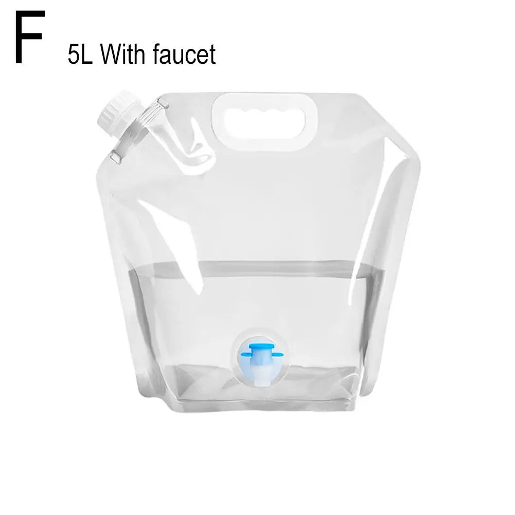 Bolsa de Agua Plegable Camping 5/10L Portátil