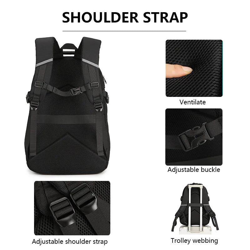 Mochila Hombre Negocios Viaje Gran Capacidad Laptop 15"