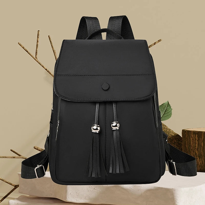 Mochila de Cuero Vintage Mujer Estilo Clásico