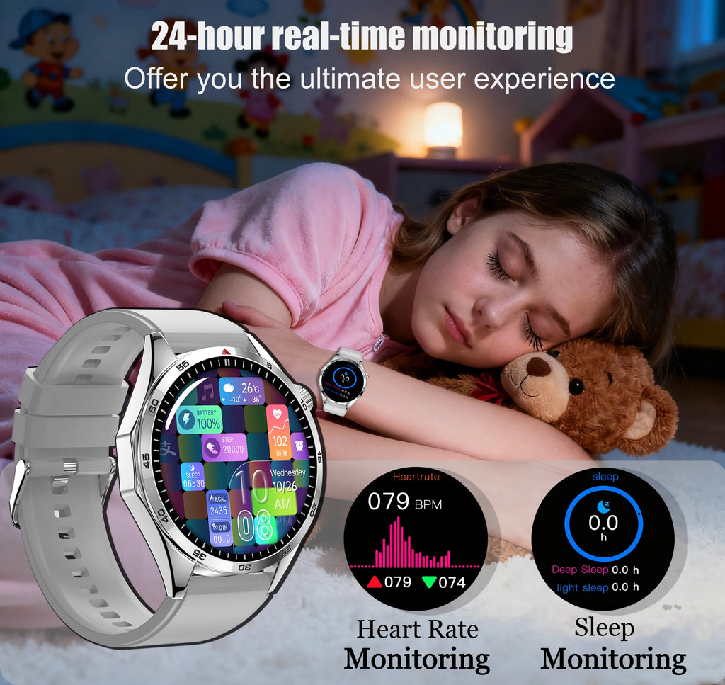 Smartwatch Hombre Mujer LEMFO 1.5'' HD 360x360